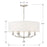 Crystorama Mirage 6 Light Chandelier, Polished Nickel