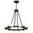 Crystorama Dakota 12 Light Chandelier, Black - 9045-BK