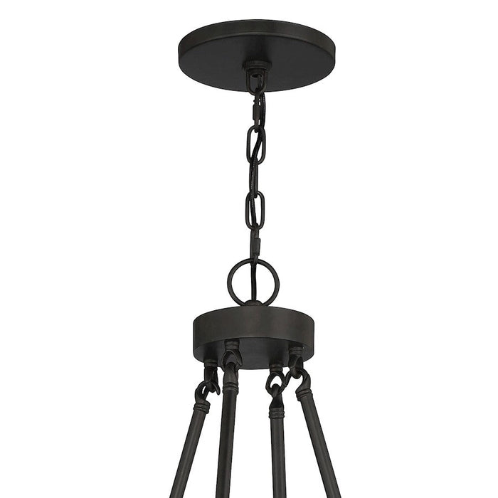 Crystorama Dakota Chandelier, Black