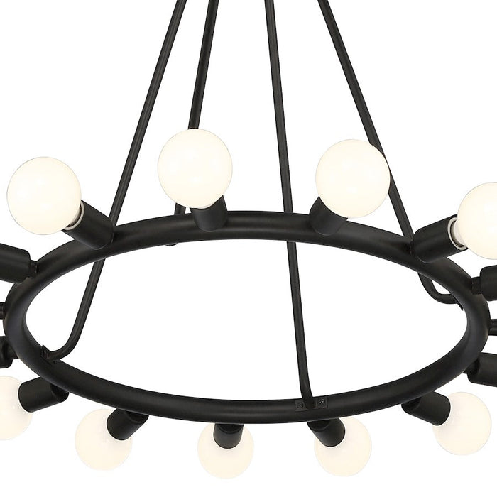 Crystorama Dakota Chandelier, Black