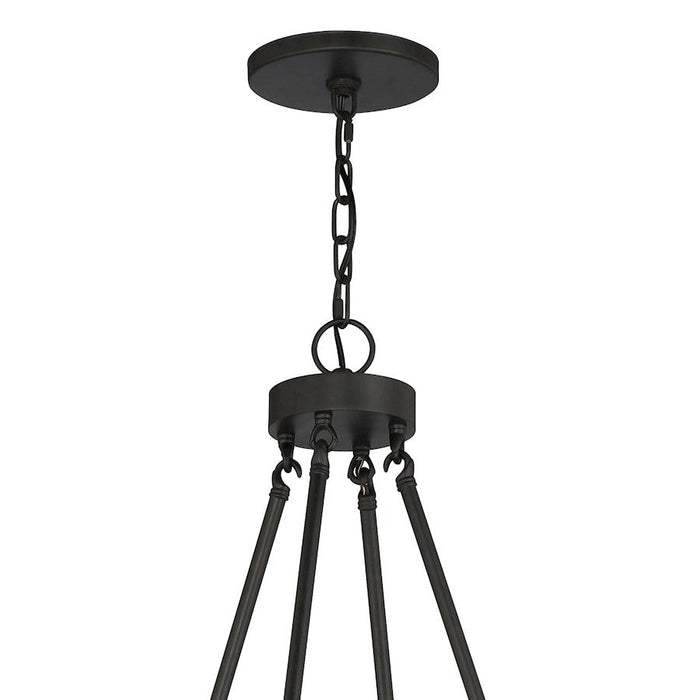 Crystorama Dakota Chandelier, Black