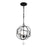 Crystorama Solaris Chandelier, Black