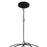 Crystorama Solaris Chandelier, Black