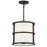 Crystorama Hulton 3 Light Pendant, Matte Black - 9593-MK