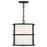 Crystorama Hulton 3 Light Pendant, Matte Black