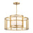 Crystorama Hulton 5 Light Chandelier, Luxe Gold/White - 9595-LG