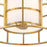 Crystorama Hulton Chandelier, Luxe Gold/White