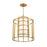 Crystorama Hulton Chandelier, Luxe Gold/White