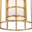 Crystorama Hulton Chandelier, Luxe Gold/White