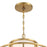 Crystorama Hulton Chandelier, Luxe Gold/White