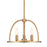 Crystorama Abbott 3 Light Chandelier, Vibrant Gold - ABB-3003-VG