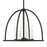 Crystorama Abbott 4 Light Chandelier, Black - ABB-3004-BK