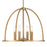 Crystorama Abbott 4 Light Chandelier, Vibrant Gold - ABB-3004-VG