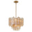 Crystorama Addis Chandelier, Brass