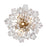 Crystorama Addis Chandelier, Brass