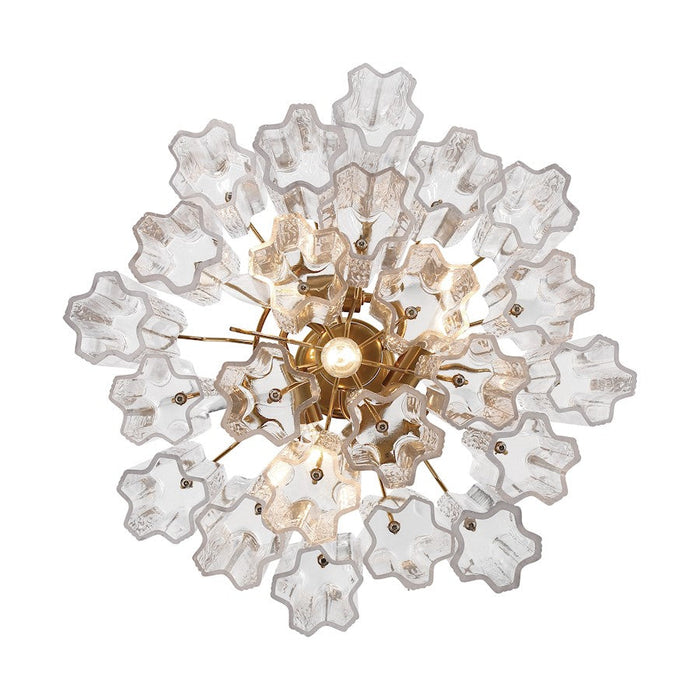 Crystorama Addis Chandelier, Brass