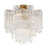 Crystorama Addis 4 Lt Semi Flush