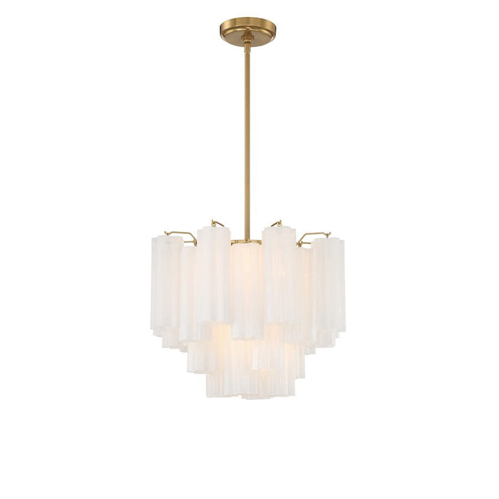 Crystorama Addis Chandelier, Brass