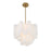 Crystorama Addis Chandelier, Brass