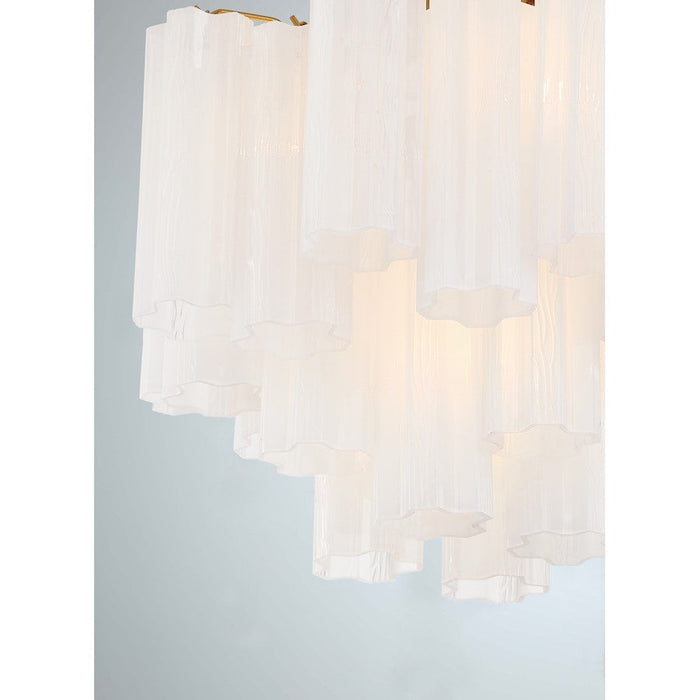 Crystorama Addis Chandelier, Brass