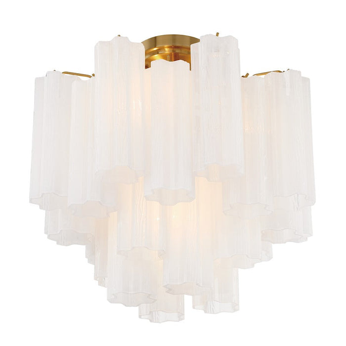 Crystorama Addis 4 Lt Semi Flush