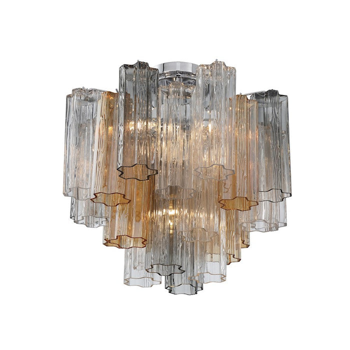 Crystorama Addis 4 Lt Semi Flush