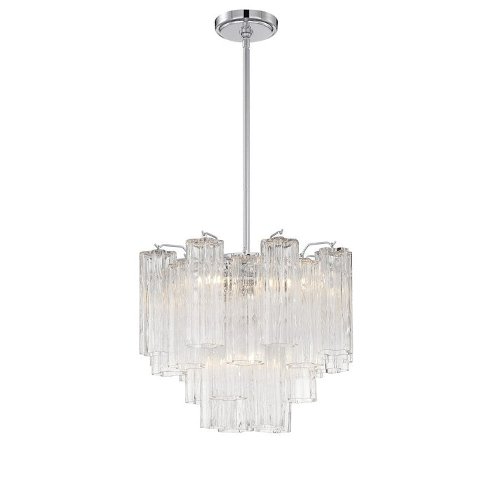 Crystorama Addis Chandelier, Chrome