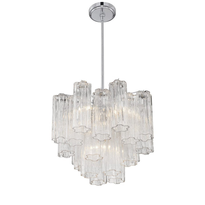 Crystorama Addis Chandelier, Chrome