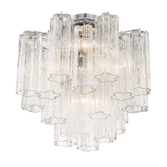 Crystorama Addis 4 Lt Semi Flush