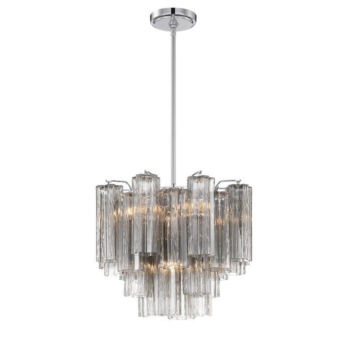 Crystorama Addis Chandelier, Chrome