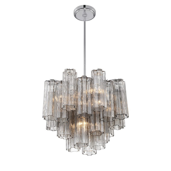 Crystorama Addis Chandelier, Chrome