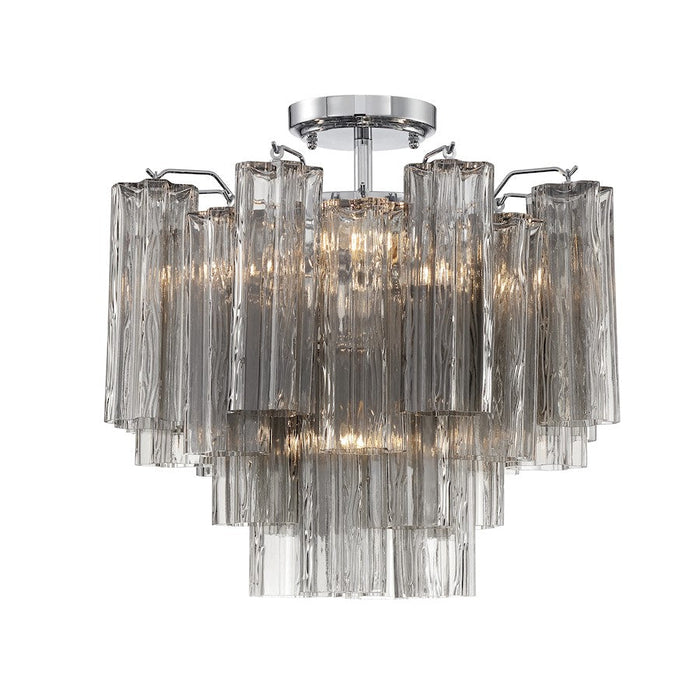 Crystorama Addis 4 Lt Semi Flush Mount