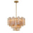 Crystorama Addis Chandelier, Brass