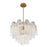 Crystorama Addis Chandelier, Brass