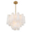 Crystorama Addis Chandelier, Brass