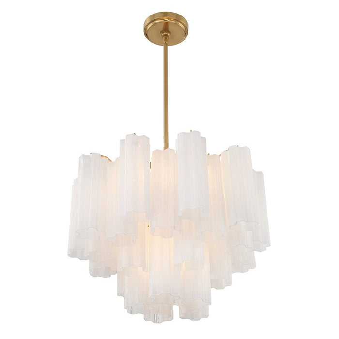 Crystorama Addis Chandelier, Brass