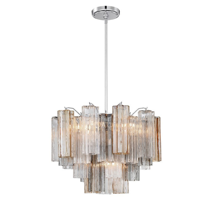 Crystorama Addis Chandelier, Chrome