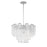 Crystorama Addis 6 Light Chandelier, Chrome/Tronchi Glass Clear - ADD-306-CH-CL