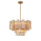 Crystorama Addis Chandelier, Brass