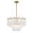 Crystorama Addis Chandelier, Brass