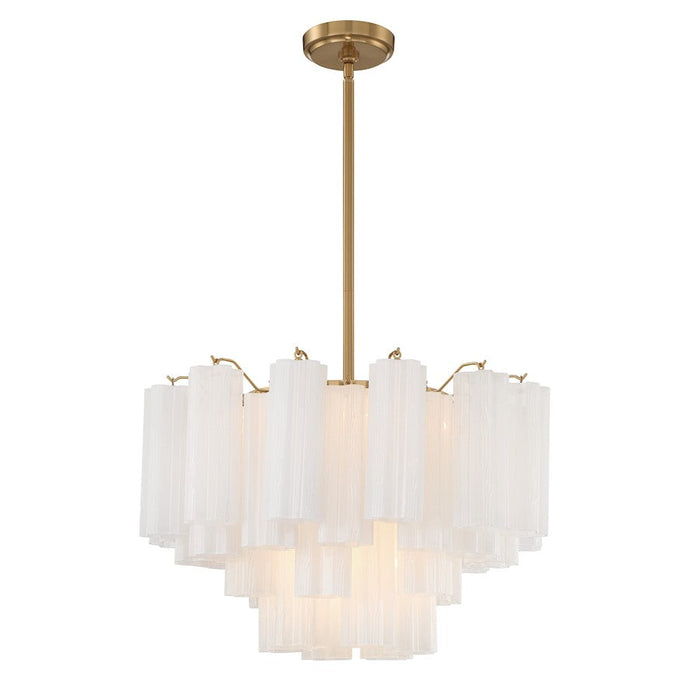 Crystorama Addis Chandelier, Brass