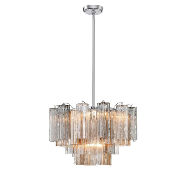 Crystorama Addis Chandelier, Chrome