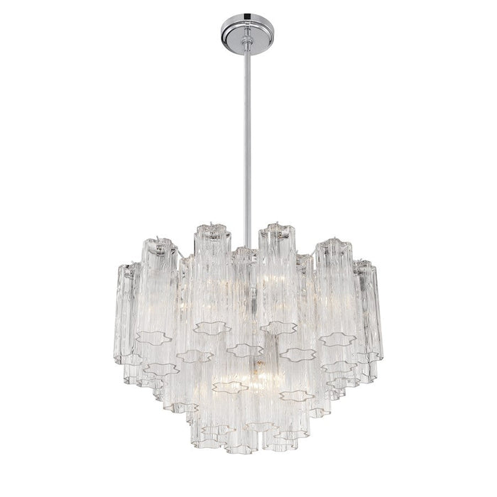 Crystorama Addis Chandelier, Chrome