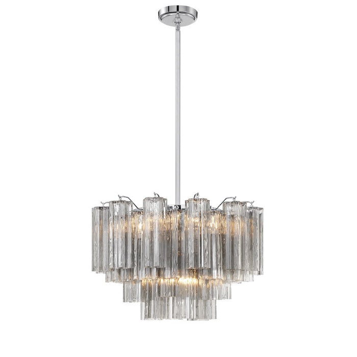 Crystorama Addis Chandelier, Chrome