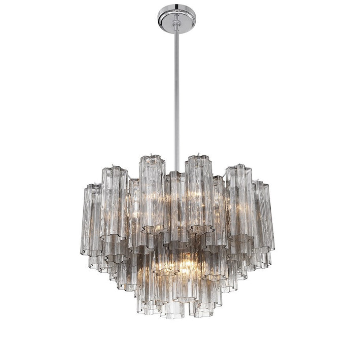 Crystorama Addis Chandelier, Chrome