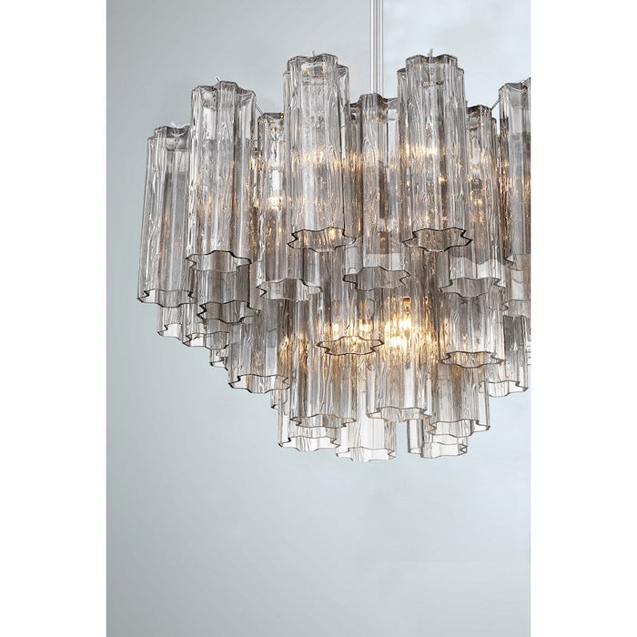 Crystorama Addis Chandelier, Chrome