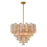 Crystorama Addis Chandelier, Brass