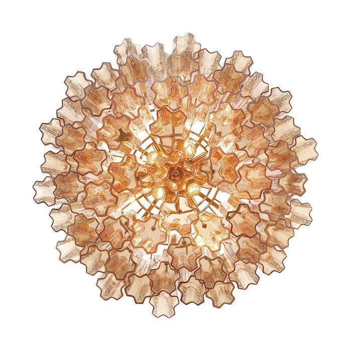 Crystorama Addis Chandelier, Brass