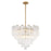 Crystorama Addis Chandelier, Brass