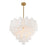 Crystorama Addis Chandelier, Brass